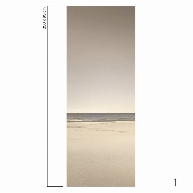 Cala Chica West. Self-Adhesive eco-friendly PVC-free wallpaper for smooth walls. Piece 1. Lokoloko