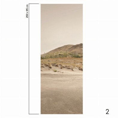 Playa del Barronal Norte. Papel pared pintado ecologico autoadhesivo sinpvc para superficies lisas. Pieza 2. Lokoloko