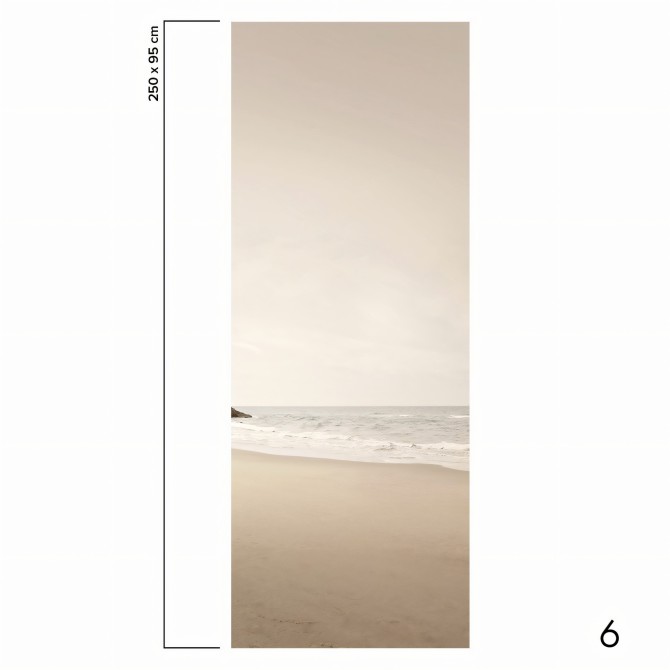 Barronal North Beach. Self-Adhesive eco-friendly PVC-free wallpaper for smooth walls. Piece 6. Lokoloko