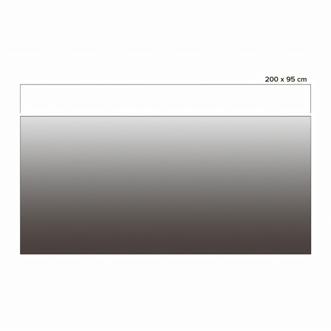 Degradado Marrón Kobe en vinilo translúcido lavable para cristales, ventanas y mamparas. 200cm ancho x 95cm alto. Lokoloko.