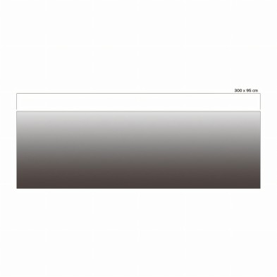 Kobe Brown gradient in washable translucent vinyl for glass, windows and screens. 300cm wide x 95cm high. Lokoloko.
