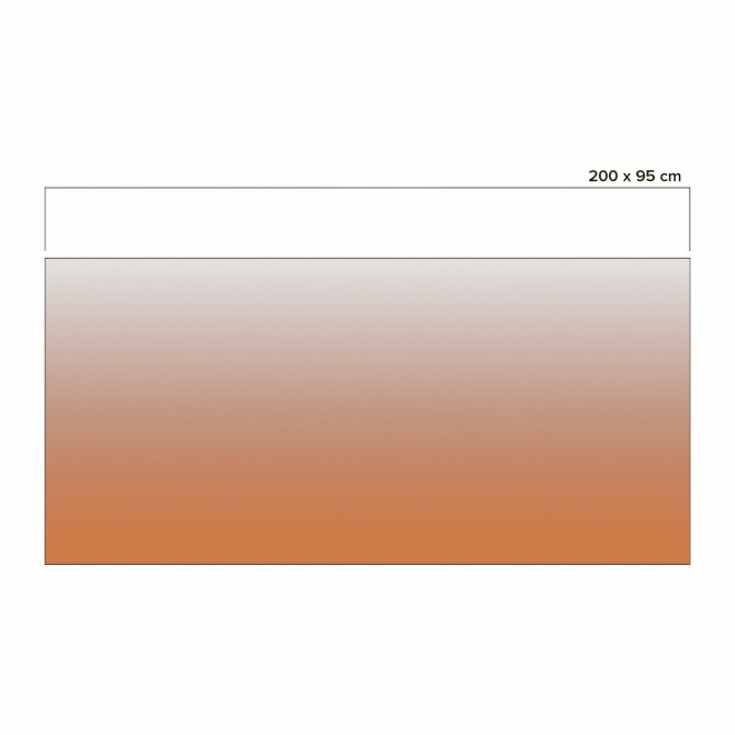 Earthy Sand Gradient Translucent vinyl stickers washable for glass, windows and screens. 200cm wide x 95cm high. Lokoloko.