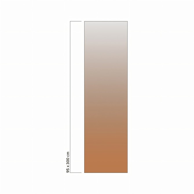 Degradado Arena Terrosa en vinilo translúcido lavable para cristales, ventanas y mamparas. 95cm ancho x 300cm alto. Lokoloko.