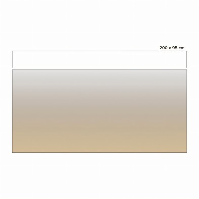 Khaki gradient in washable translucent vinyl for glass, windows and screens. 200cm wide x 95cm high. Lokoloko.