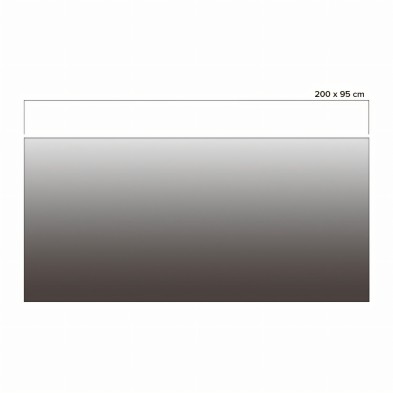 Degradado Marrón Kobe en vinilo transparente lavable para cristales, ventanas y mamparas. 200cm ancho x 95cm alto. Lokoloko.