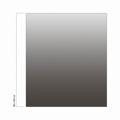 Kobe Brown gradient in washable Clear Glossy Vinyl for glass, windows and screens. 95cm wide x 110cm high. Lokoloko.
