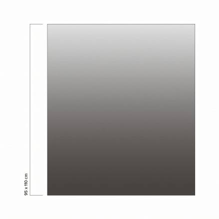 Degradado Marrón Kobe en vinilo translúcido lavable para baños, decorando y renovando una mampara de ducha. Lokoloko