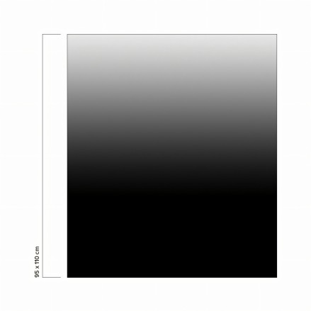 Black gradient. Translucent vinyl stickers washable for shower panel glass for bathroom or offices. Lokoloko