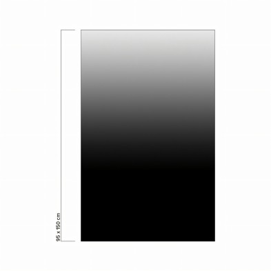 Black gradient. Translucent vinyl stickers washable for glass, windows and screens. 95cm wide x 150cm high. Lokoloko.