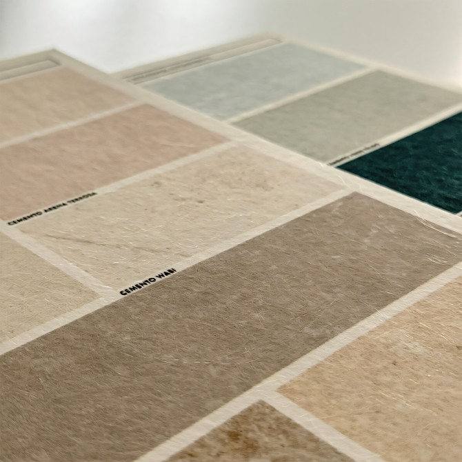 Samples. Cements, concrete and stones. Eco-friendly Wallpaper