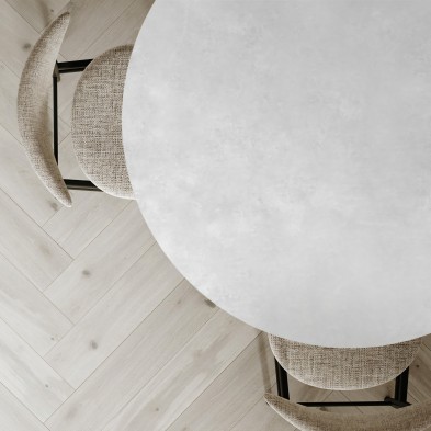 Cemento Ellis.  Vinilo lavable, tintas ecologicas, opaco, antibacterias para forrar mesas de salon y comedor. Lokoloko