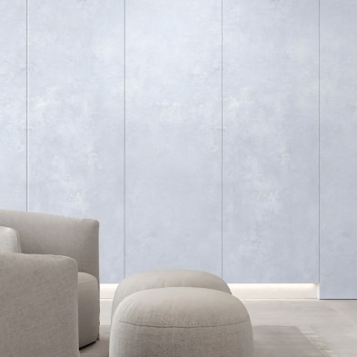 Light Blue Cement. Self-Adhesive eco-friendly PVC-free wallpaper for walls living room or dining room.