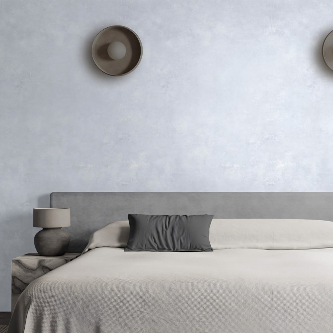 Light Blue Cement. Self-Adhesive eco-friendly PVC-free wallpaper for walls bedroom. Lokoloko