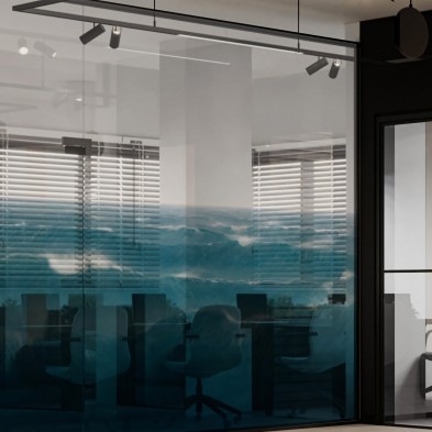 Taifu- Washable self-adhesive transparent vinyl sticker of mural for office panel glass. Lokoloko