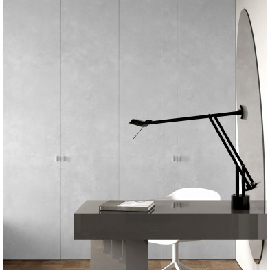 Ellis Cement Self-Adhesive eco-friendly PVC-free wallpaper for furniture bedroom built-in wardrobe doors. Lokoloko