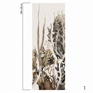 Coral. Self-adhesive Eco-friendly Wallpaper Mural 🌿