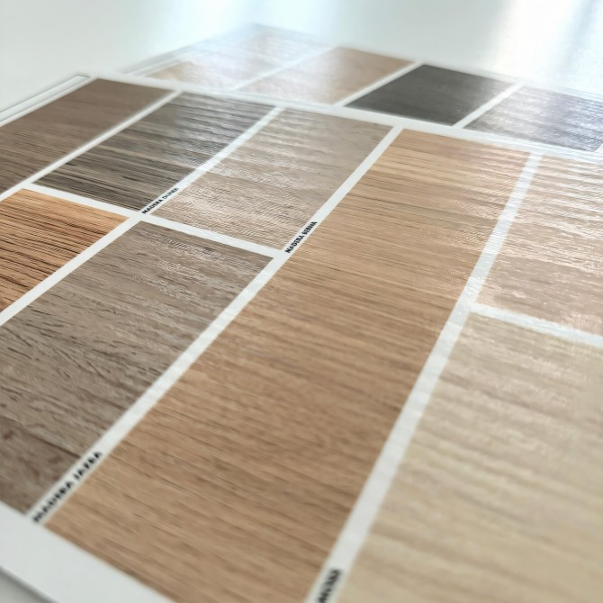wood texture exterior washable vinyl sampler for furniture and walls. Designs of woods. Lokoloko