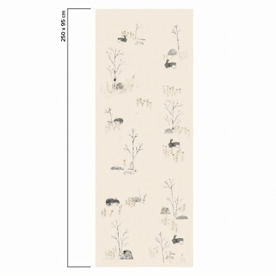Meadow Couvet.. Self-adhesive eco-friendly PVC-free textured wallpaper for walls and smooth surfaces. Lokoloko