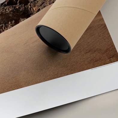 Photographic poster on textured eco-friendly wallpaper of the Cala Grande in the Cabo de Gata Níjar Park, color. Lokoloko