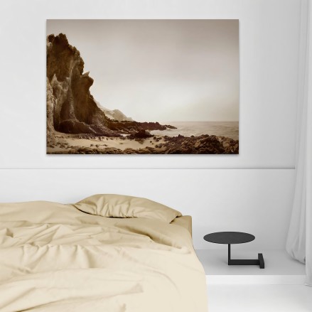 Póster fotográfico en papel ecológico texturizado de Cala del Barranco en Parque Natural Cabo de Gata. Lokoloko