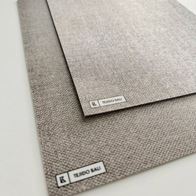 Tejido Bali. Vinilo lavable texturizado, tintas ecologicas, resistente al agua, acabado textura tejido o mate. Lokoloko