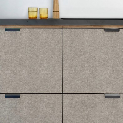 Tejido Bali. Papel pintado texturizado ecológico autoadhesivo para mueble de recibidor. Lokoloko