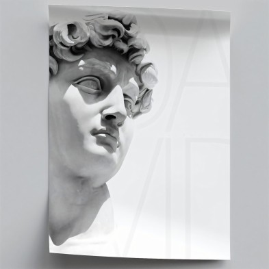 Póster detalle del David de Miguel Angel