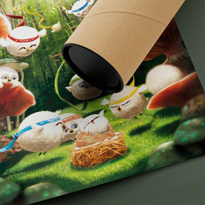 Póster infantil. La sorpresa