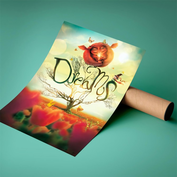 Póster infantil. Dreams