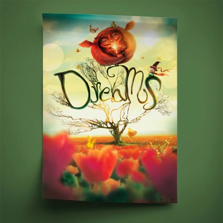 Póster infantil. Dreams