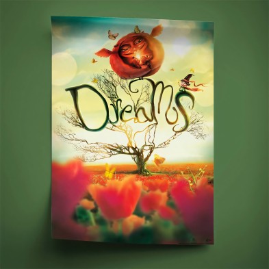 Póster infantil. Dreams