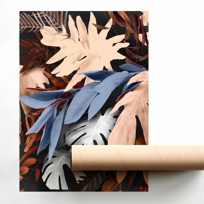 Bohemia 4 poster - washable suitable design poster interior and exterior