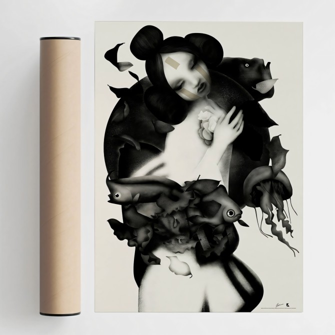 Exclusive design: black and white geiko for modern interiors