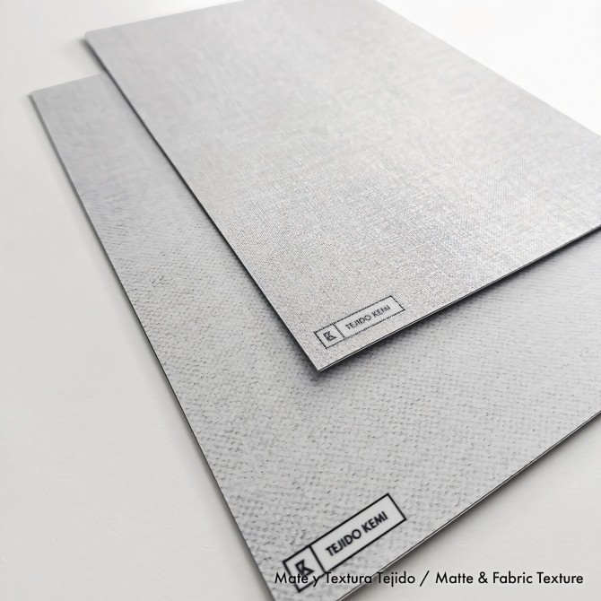 Kemi Fabric. Washable textured vinyl, ecological inks, water resistant, fabric texture or matte finish. Lokoloko