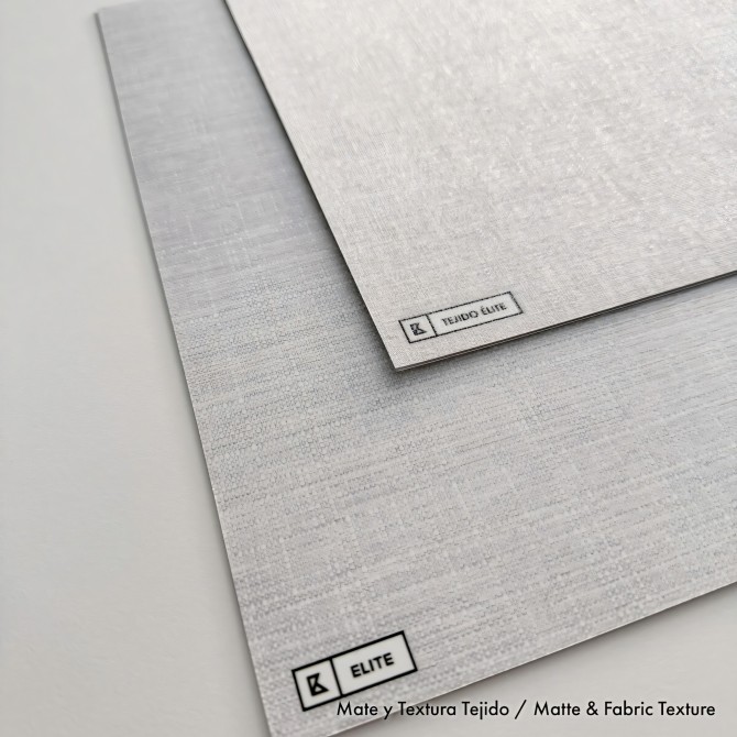 Tejido Elite. Vinilo lavable texturizado, tintas ecologicas, resistente al agua, acabado textura tejido o mate. Lokoloko