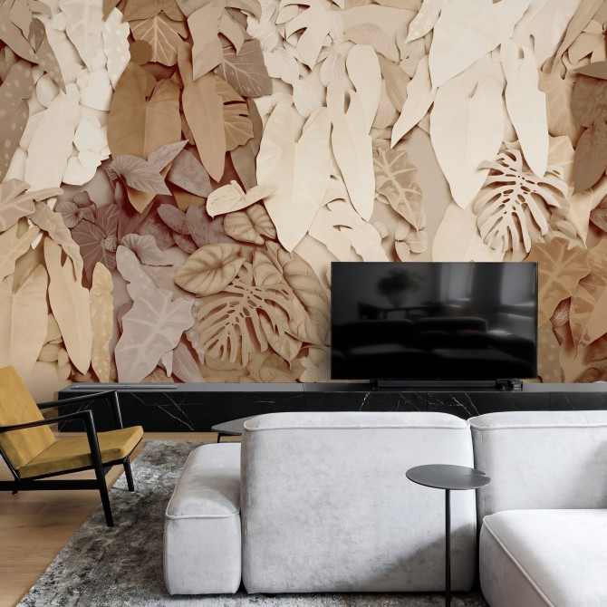 Gaia. Self-Adhesive eco-friendly Texture wallpaper mural for walls living room or dining room. Lokoloko