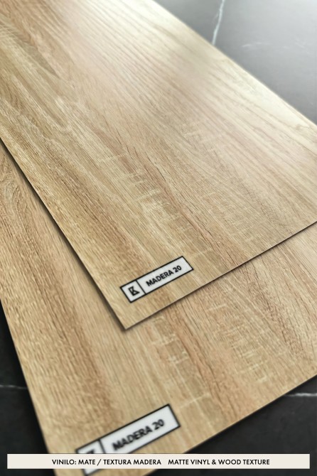 Vinilo Madera 20 lavable resistente al agua, para muebles y paredes de cocina y baños. Roble dorado.