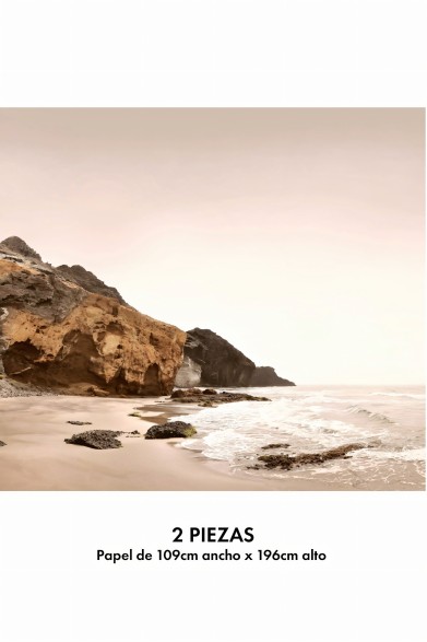 Barronal Caves. Eco-friendly Wallpaper. 218cm x 196cm