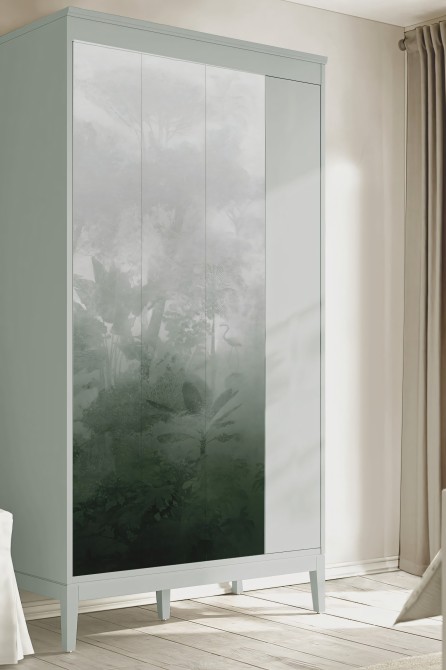 Mural Giverny Verde. Papel Eco. 95cmx250cm