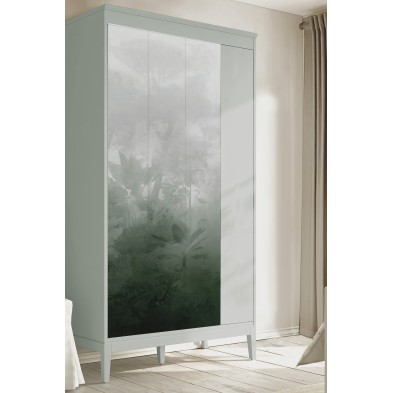 Mural Giverny Verde. Papel Eco. 95cmx250cm