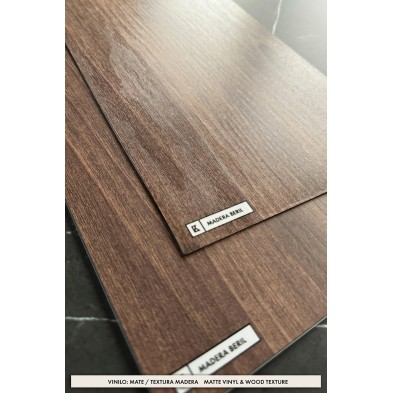 Beril wood vinyl to cover kitchen and bathroom furniture, waterproof, opaque. Matte or wood texture. Lokoloko