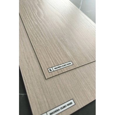Wabi Olmo wood vinyl to cover kitchen and bathroom furniture, waterproof, opaque. Matte or wood texture. Lokoloko