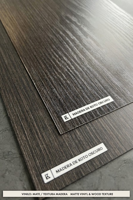 Dark Koto Wood - washable self-adhesive vynil for furniture and walls Lokoloko
