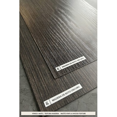 Dark Koto Wood - washable self-adhesive vynil for furniture and walls Lokoloko
