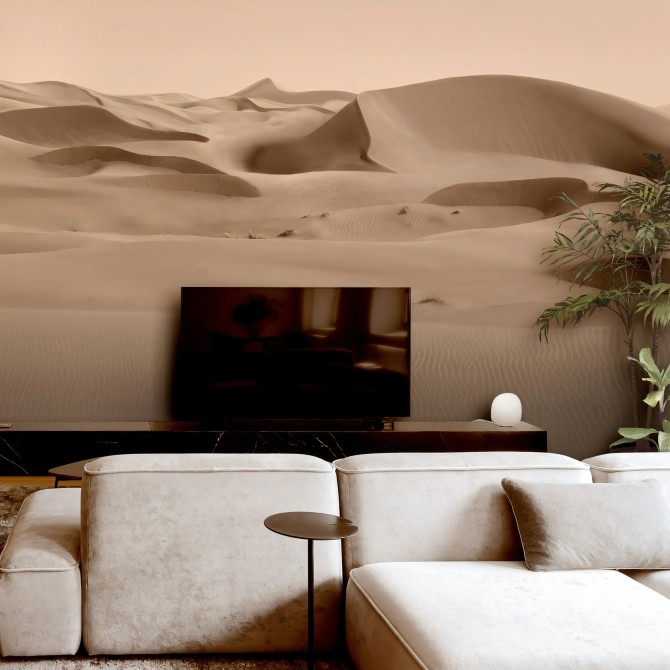 Namibia. Mural de papel pintado ecológico autoadhesivo texturizado para paredes de salon y comedor. Lokoloko