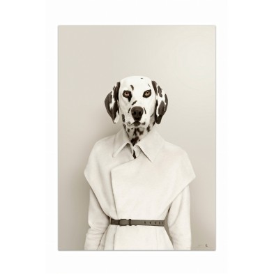 Decorative poster of a elegant dalmatian god