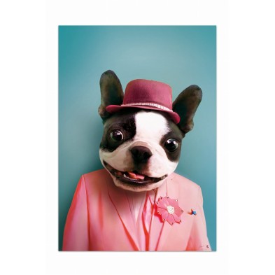 Póster decorativo de perrito molón.