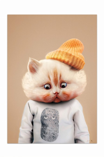 Póster de gato infantil. Modelo Gatito 2|Lokoloko