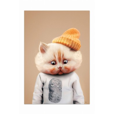 Póster de gato infantil. Modelo Gatito 2|Lokoloko