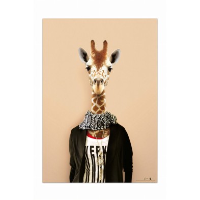 Poster decorative fashion animal. Model Giraffe | Lokoloko